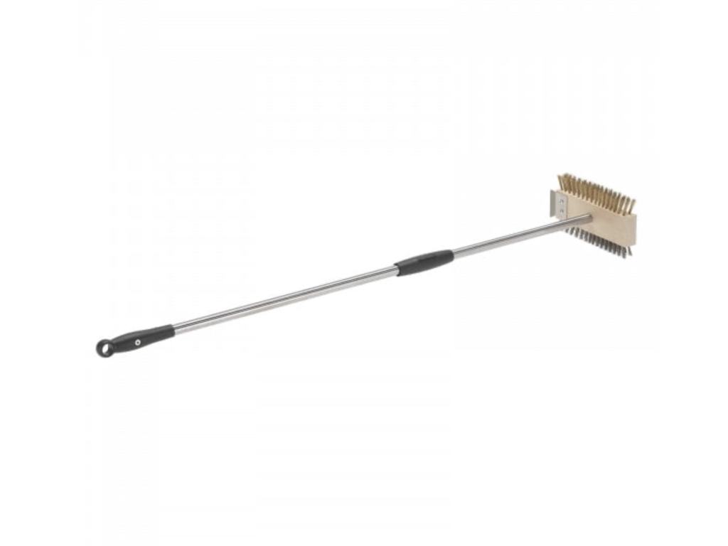 Stålbørste Langt Træskaft til Pizza Ovn