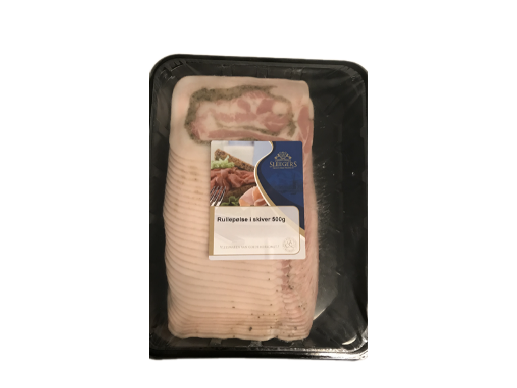 Rullepølse i Skiver (12g) - 500 g