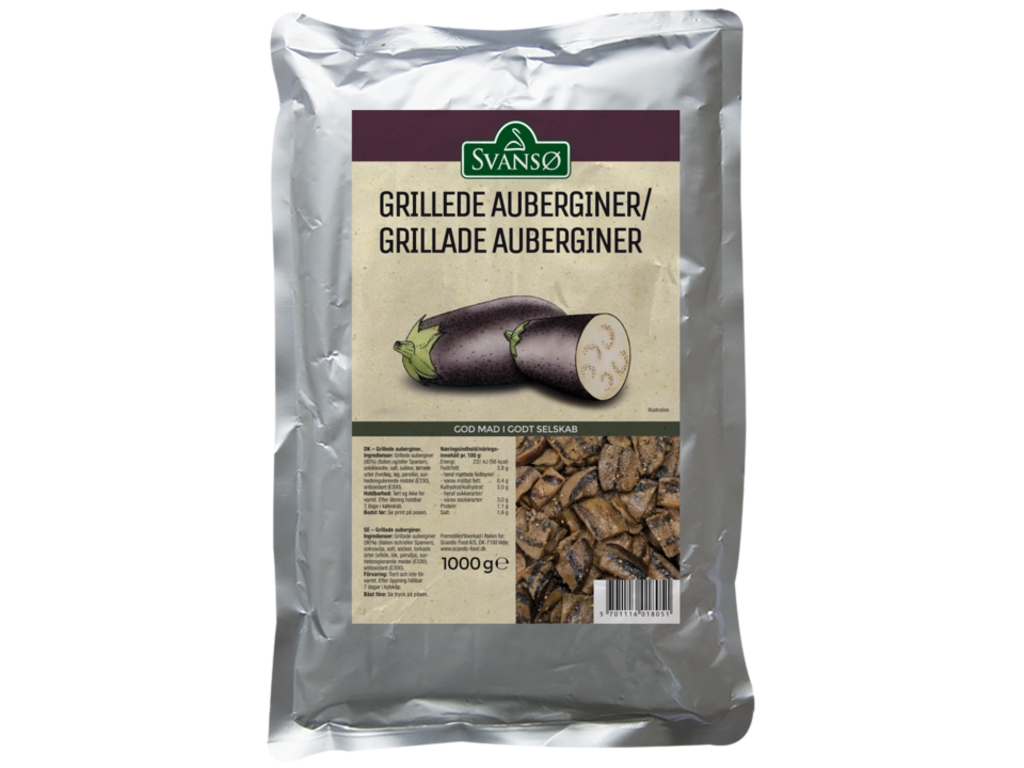 Grillede Auberginer Svansø - 1 kg